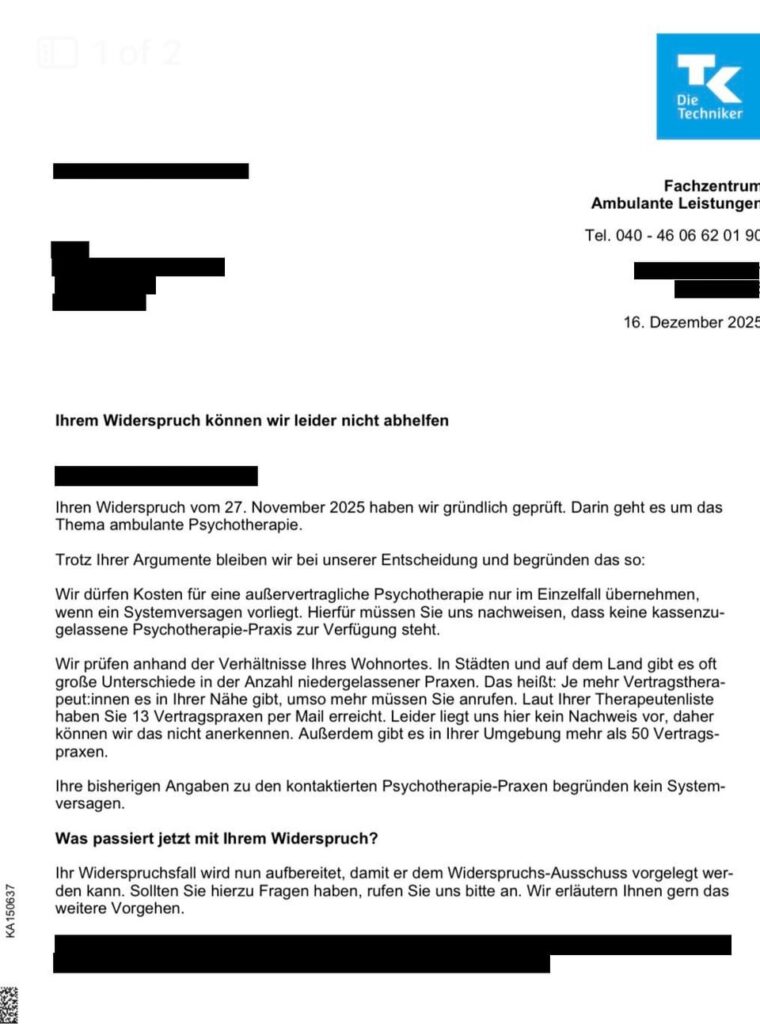 TK cost reimbursement & objection rejected. What to do?