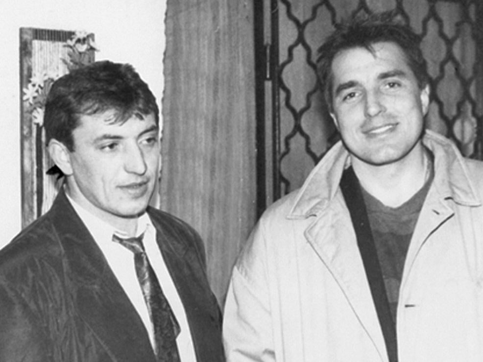 Alexey Petrov and Boyko Borisov, early 90s