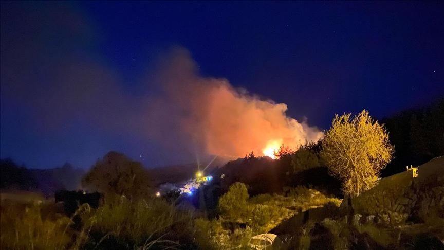 Forest fire in Antalya
