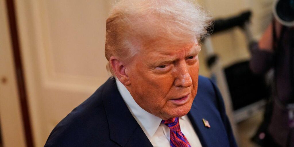 'His brain is Cheez Whiz': Onlookers roast Trump's 'revealing answer' to reporter question