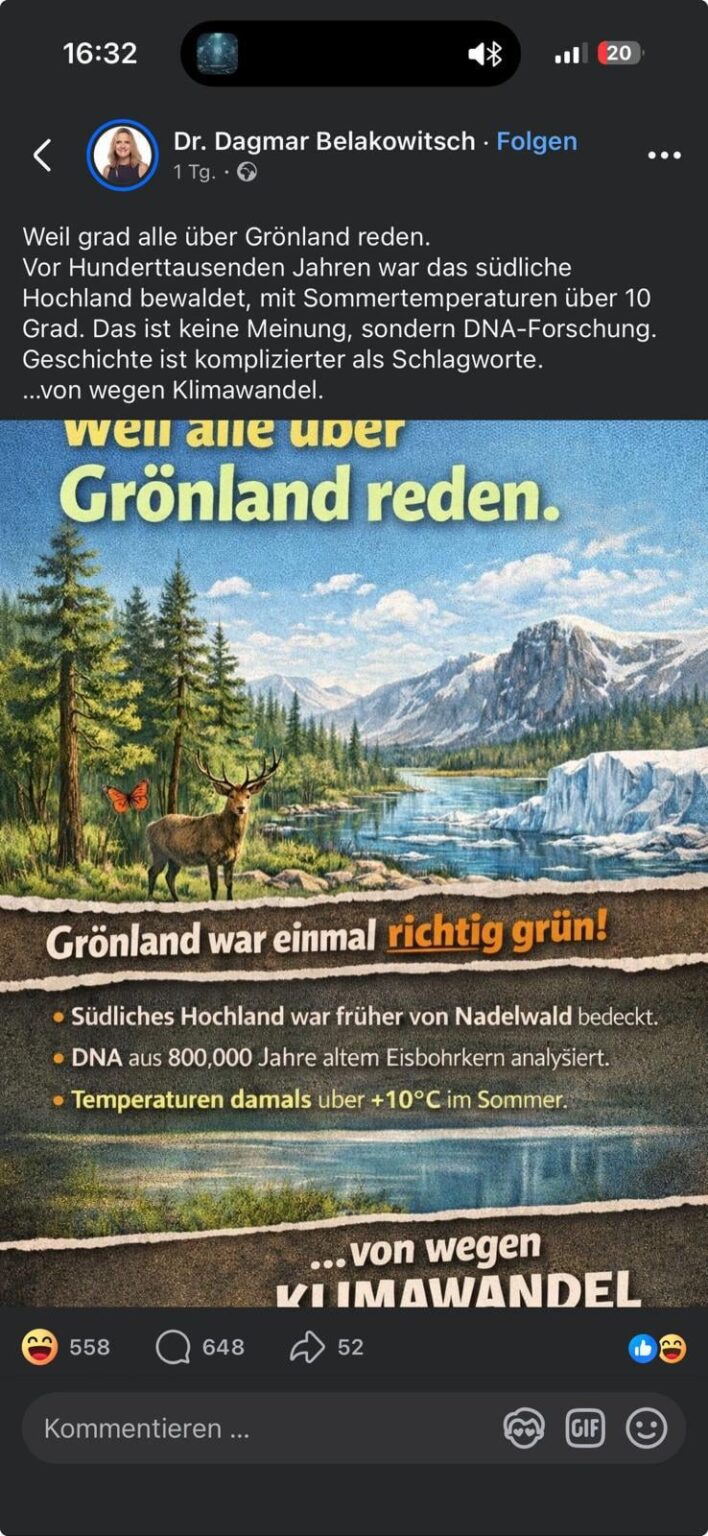 Belakowitsch is fighting with Trump over the stupidest input on Greenland