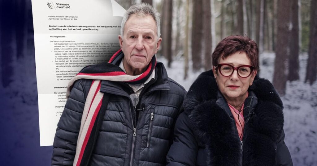 Luc and Linda paid 70,000 euros, but are not allowed to build their country residence because of ten trees. “We are not even allowed to mow our grass for the mushrooms”