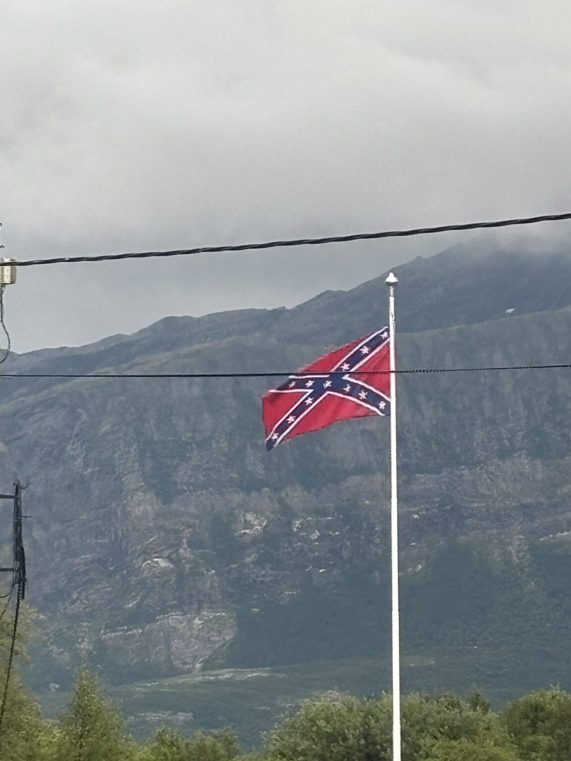 Found this confederate flag on the island of Nord-Arneya