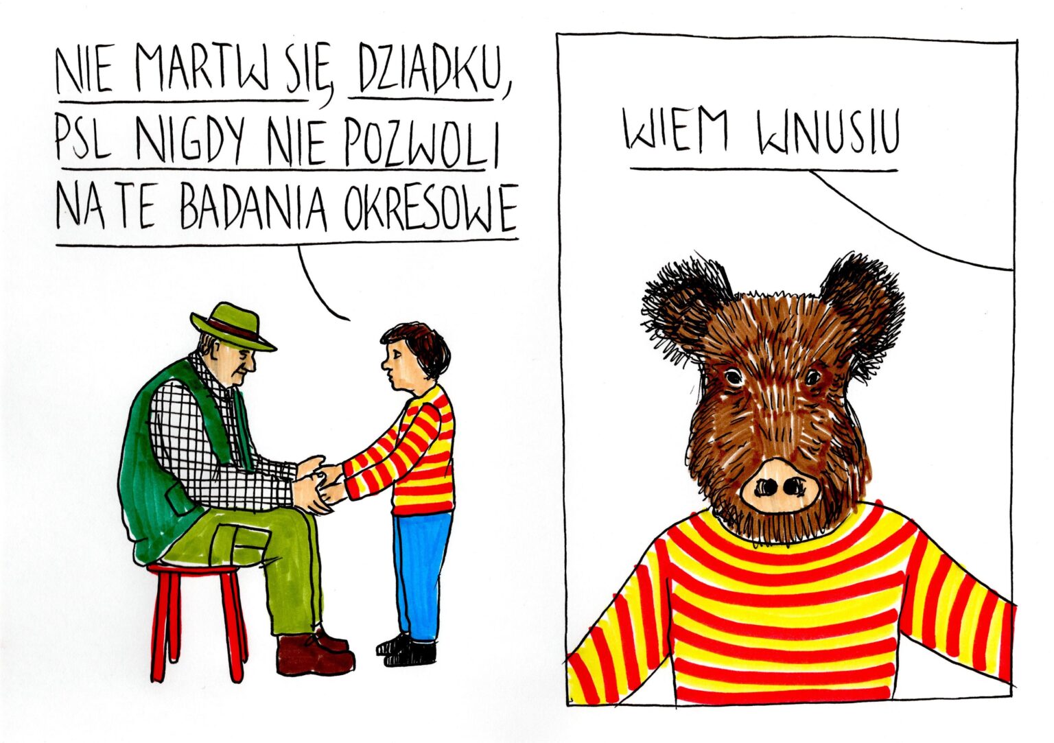 Don't worry, grandpa