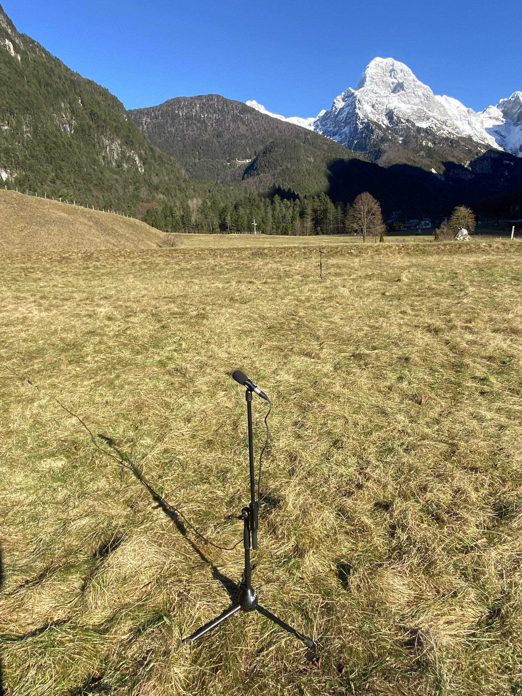 Recording the silence. Photo: Neja Tomšič