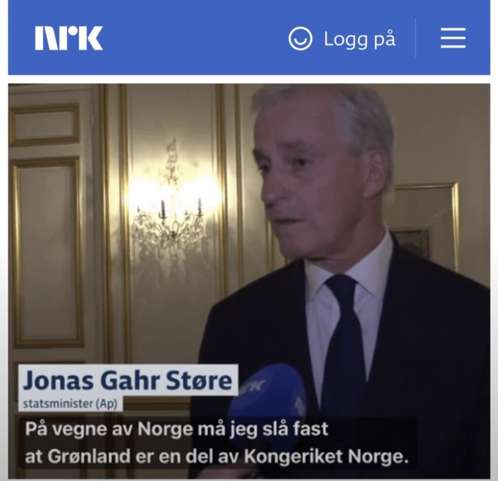 Norway joins the fight for Greenland