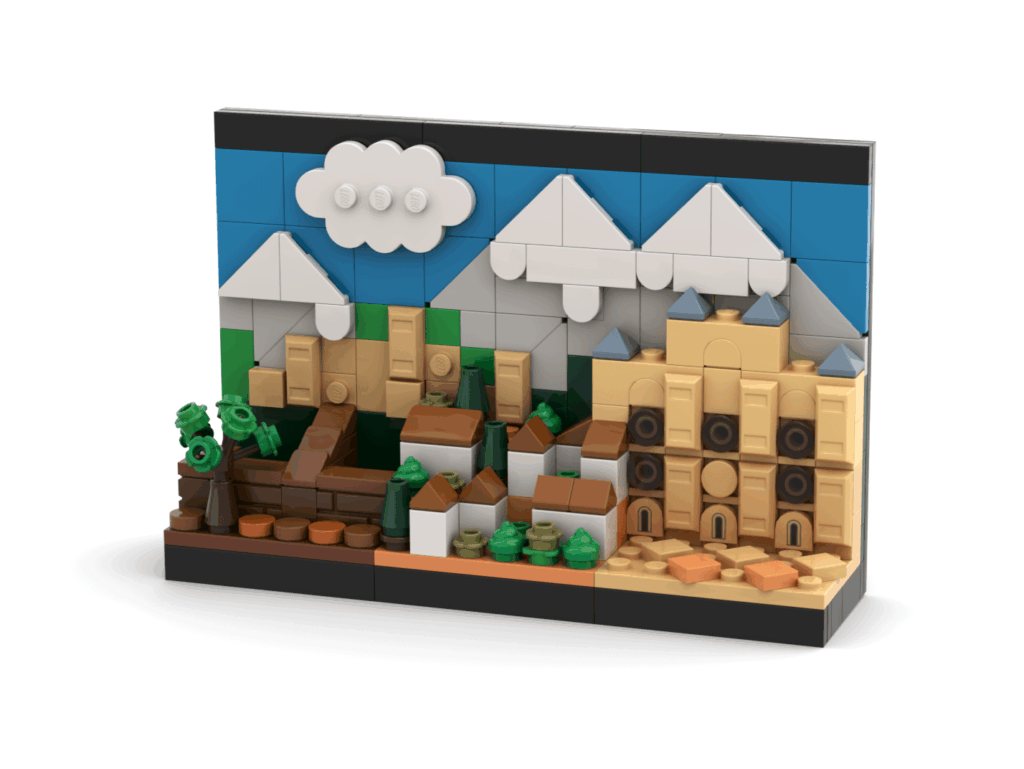 (OC) Granada LEGO Postcard