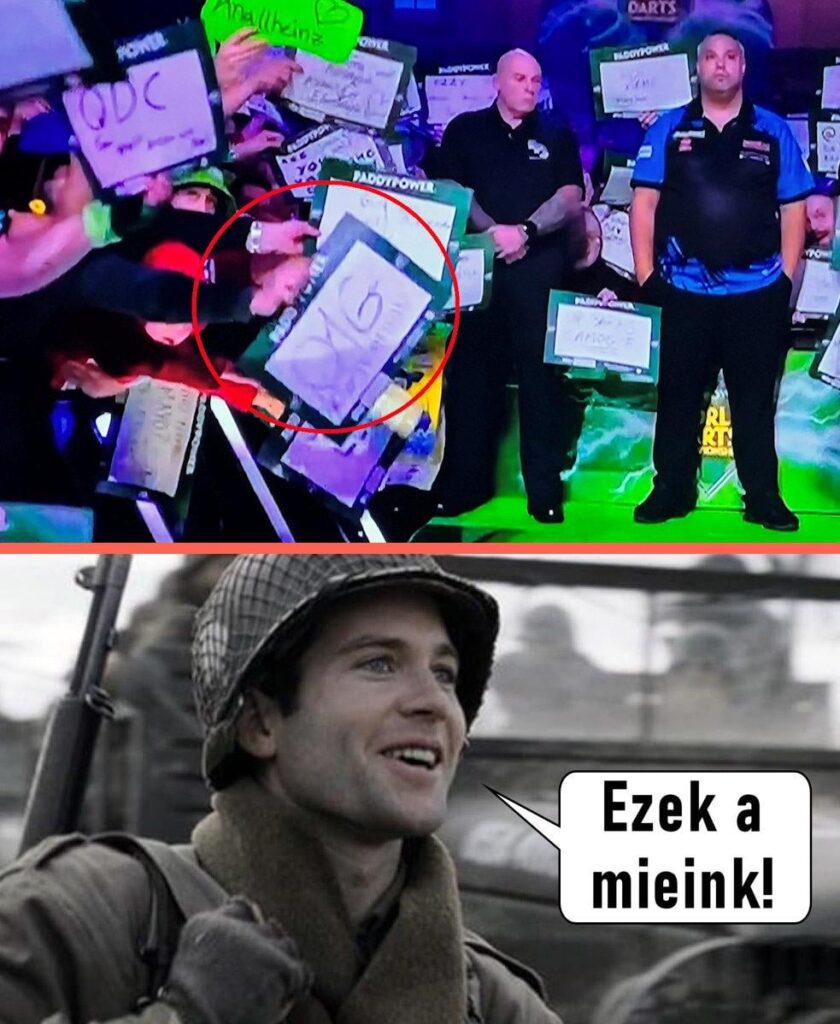 All the while playing darts