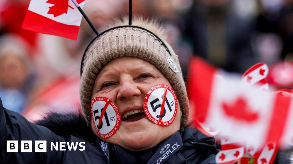 A surge in patriotism and fewer US trips - Trump's Canada impact - BBC News