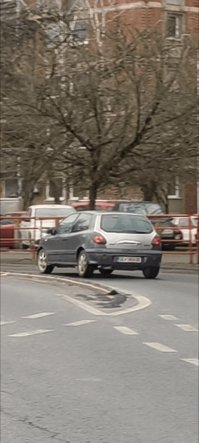 Let's make the bastard who would have run over me on foot today popular