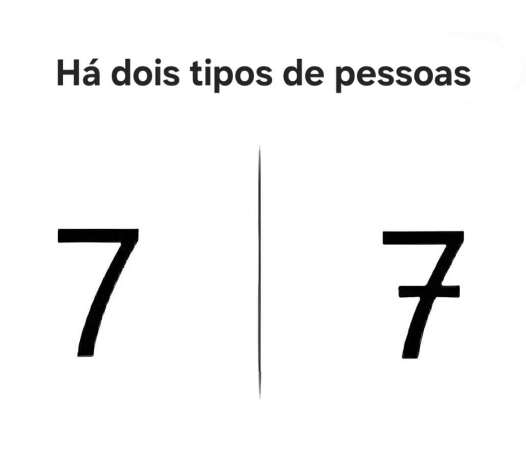 There are two types of people. What's yours?