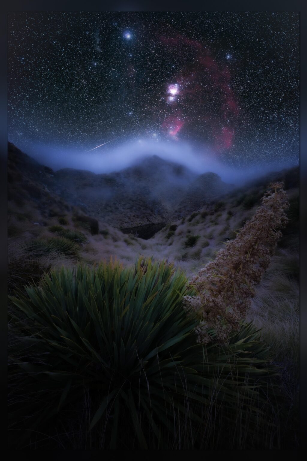 Over the misty mountain you’ll find Orion