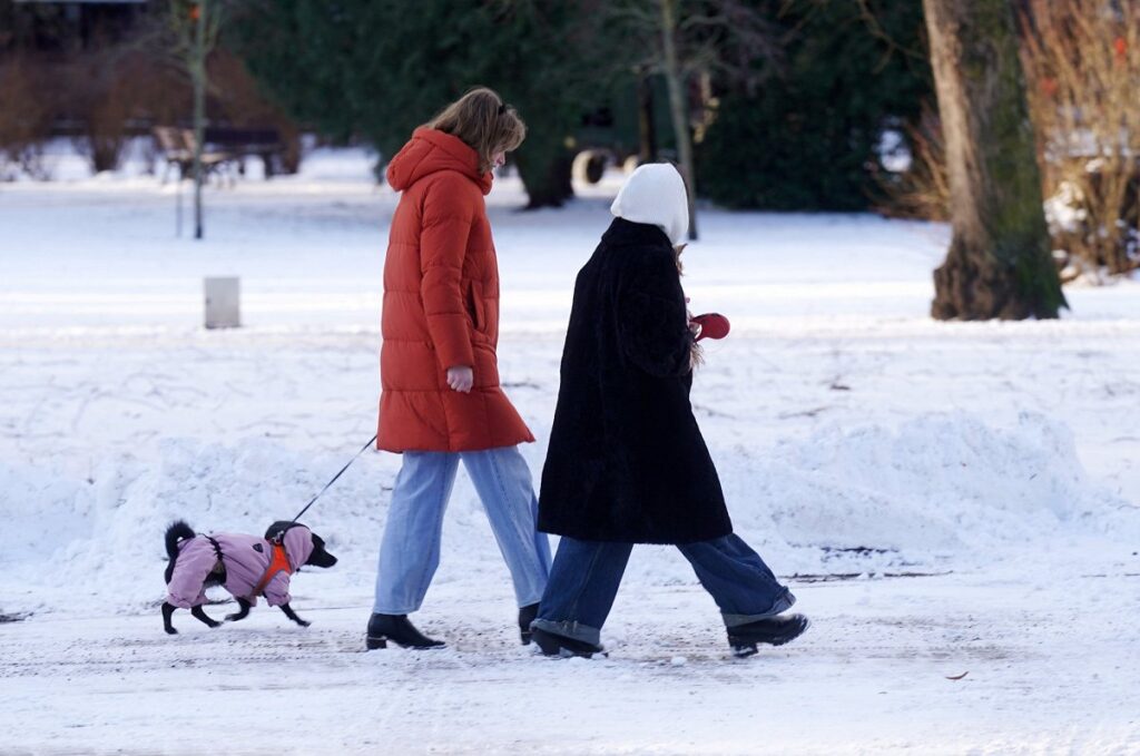 Heavy snow expected overnight in eastern Latvia / Article Ziema pilsētā