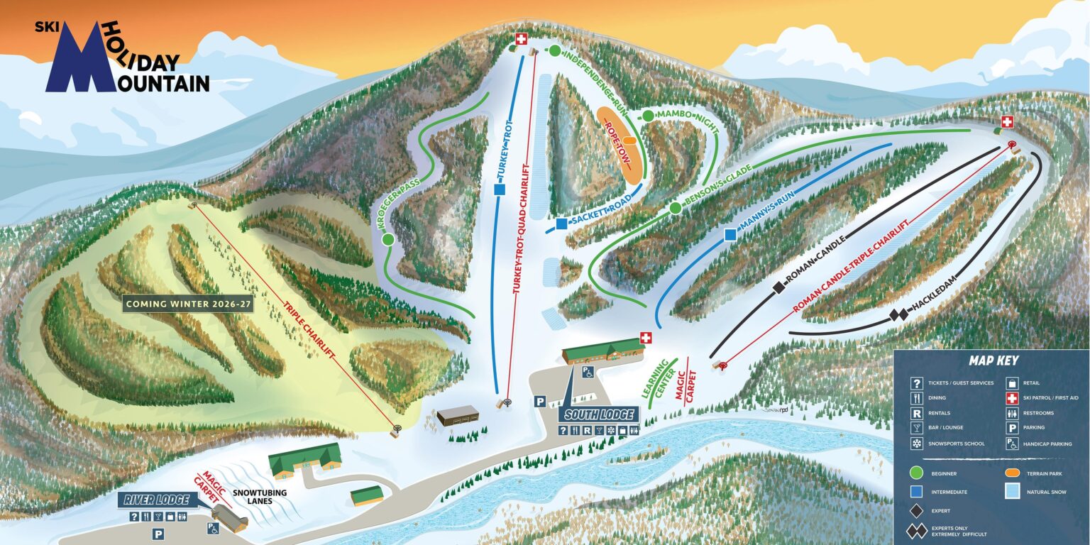 I'm a Ski Resort Trail Map Designer