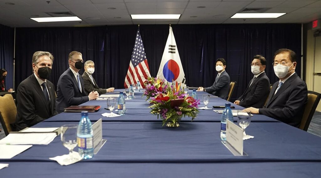 South Korea holds talks with US, Japan over North Korea missile launch