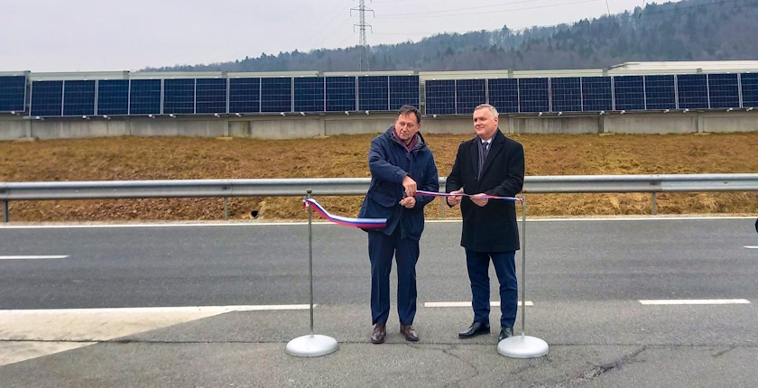 slovenia solar power plant highway dars kumer ribic
