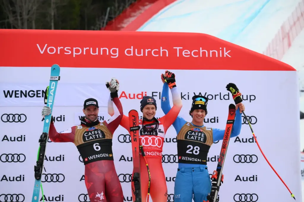 Marco Odermatt Makes History at Wengen, Switzerland, with 4th Consecutive Downhill Victory