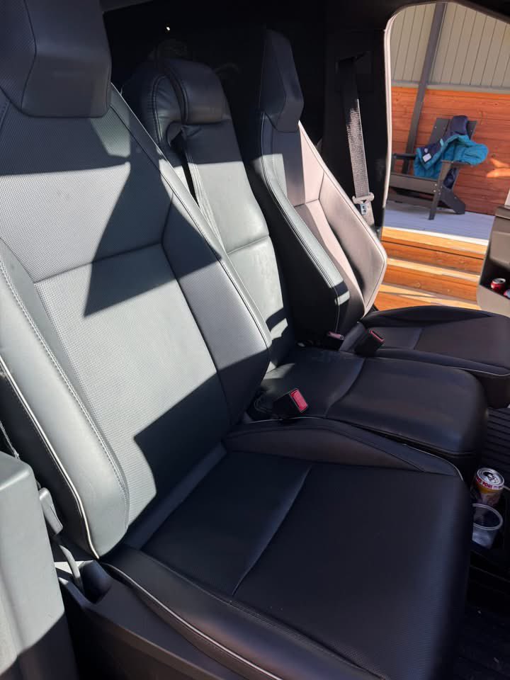 tesla cybertruck diy bench seat