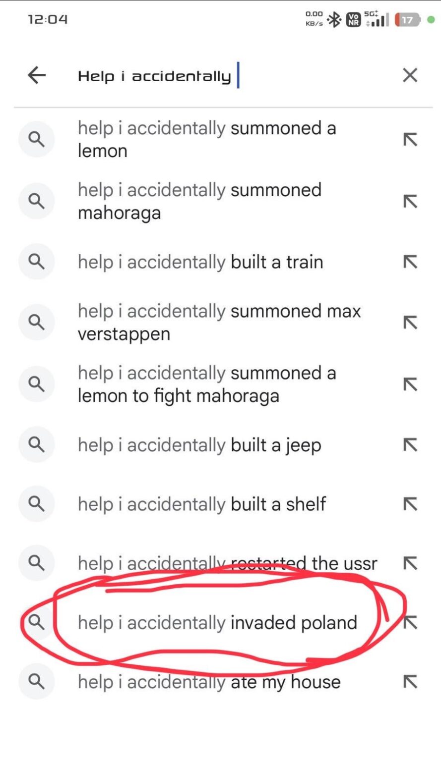 Who asks Google that!?