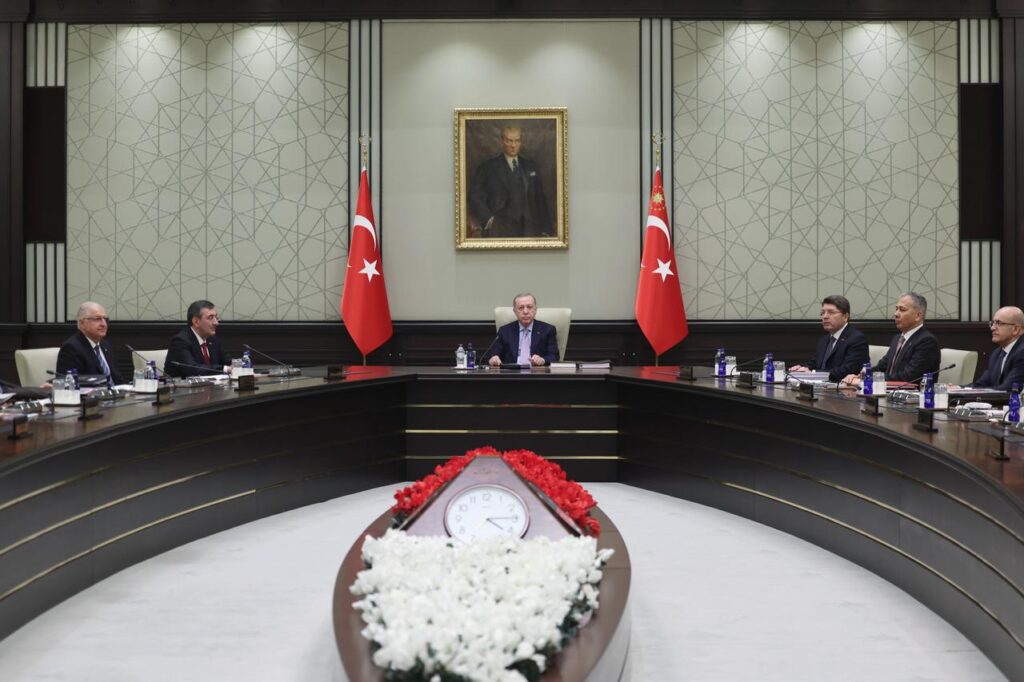 Türkiye calls for stability in Iran amid looming US attack Turkish President Recep Tayyip Erdogan chairs a meeting of the National Security Council (MGK) at the Presidential Complex in Ankara, Türkiye on January 28, 2026. (AA Photo)