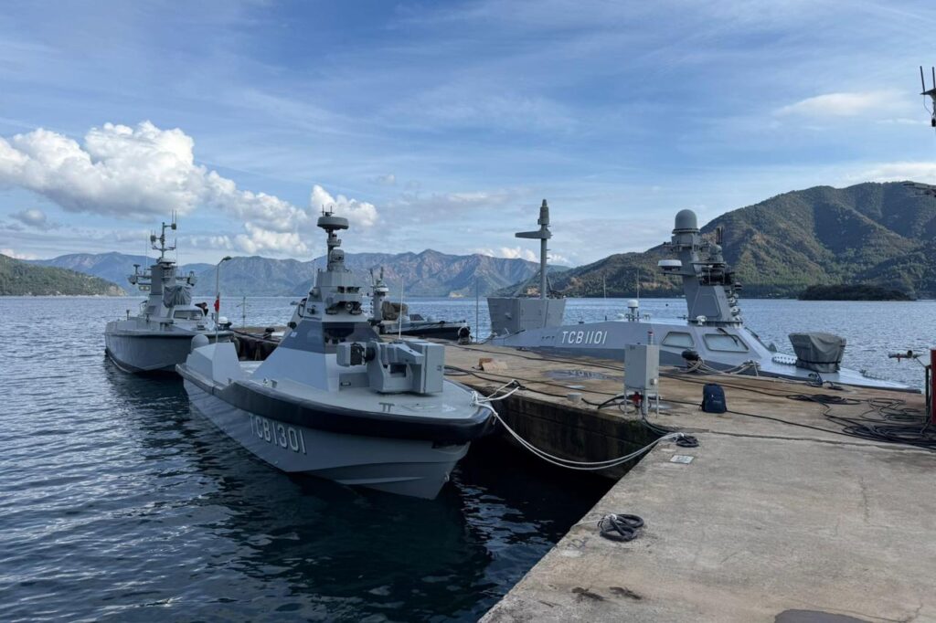 ULAQ USV, Türkiye’s first armed unmanned surface vehicle (USV) export, which has entered service in both Türkiye and Qatar, has attracted the attention of potential users in different geographical regions, Ankara, Türkiye on Jan. 3, 2026. (AA Photo)