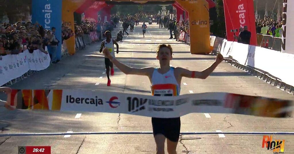 Running: Andreas Almgren sets a new European record on the 10 km road