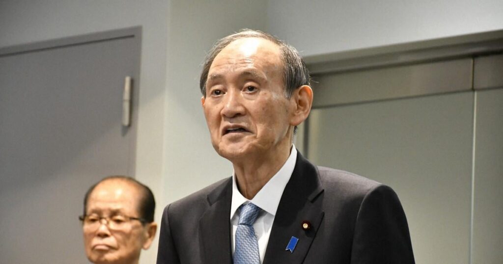 77-yr-old ex-PM Suga retiring to pass baton to younger Japanese lawmakers