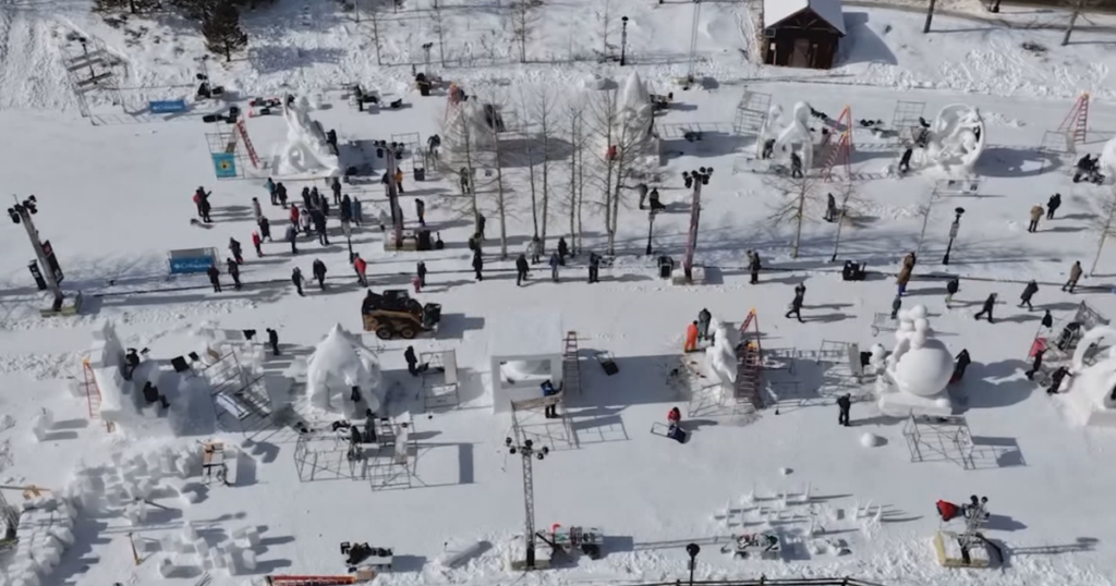 Team Ukraine spotlights ongoing war at snow sculptures in Colorado Team Ukraine spotlights ongoing war at snow sculptures in Colorado