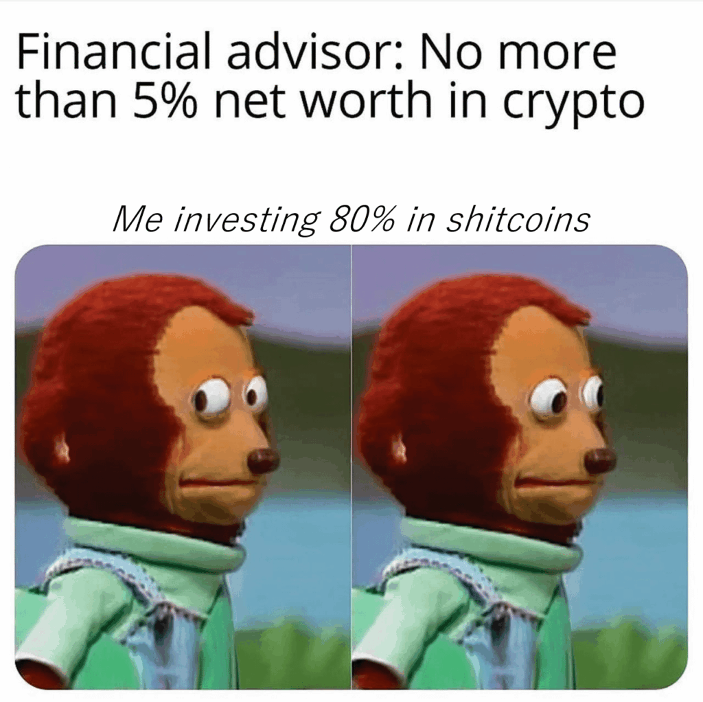 Investing what you can afford to lose IRL