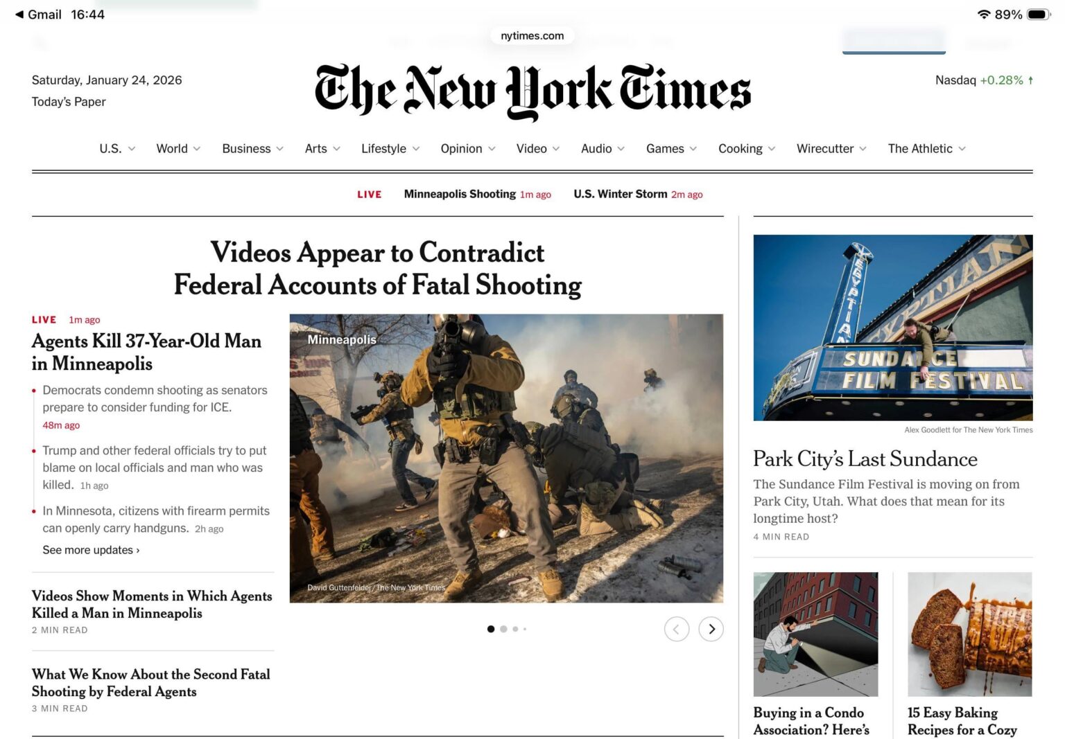 NYT Appears to Grow a Spine