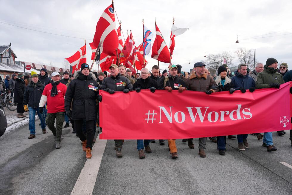 Danish veterans stage protest outside US Embassy