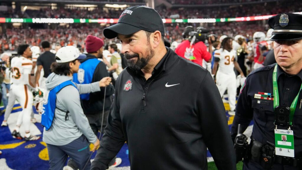 Ryan Day after Ohio State upset in CFP: 'We put ourselves behind the 8-ball'