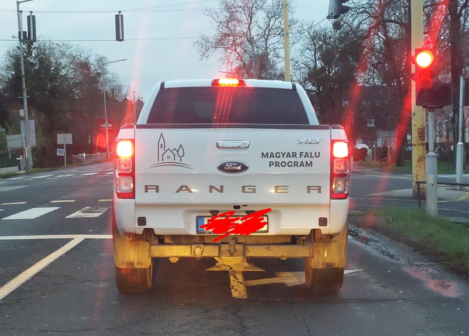 A strange village bus