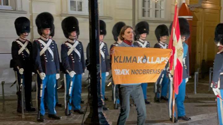 Garder reported to the police for pushing a climate activist