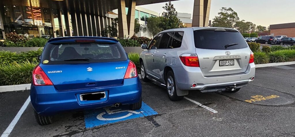 What kind of person parks like this?