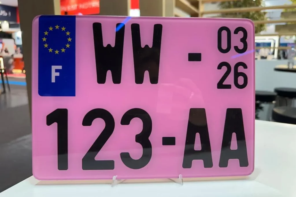  These New Pink License Plates In France Aren’t For Show, They’re A Warning Sign