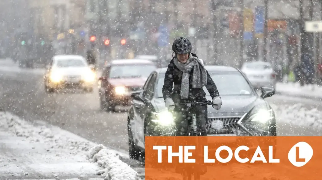 Southern Sweden braced for heavy snowfall on Tuesday