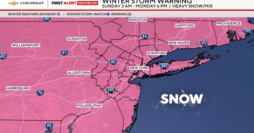 Winter storm timeline for New York, New Jersey shows when heaviest snow will hit this weekend Winter storm timeline for New York, New Jersey shows when heaviest snow will hit this weekend
