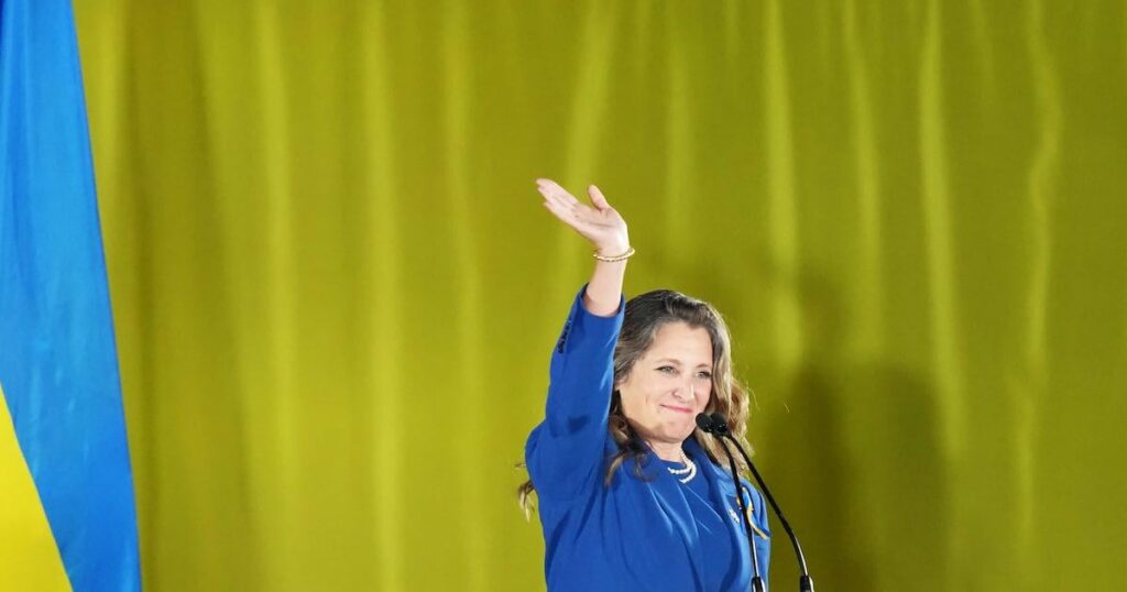 Chrystia Freeland to resign from Parliament following Zelenskyy appointment