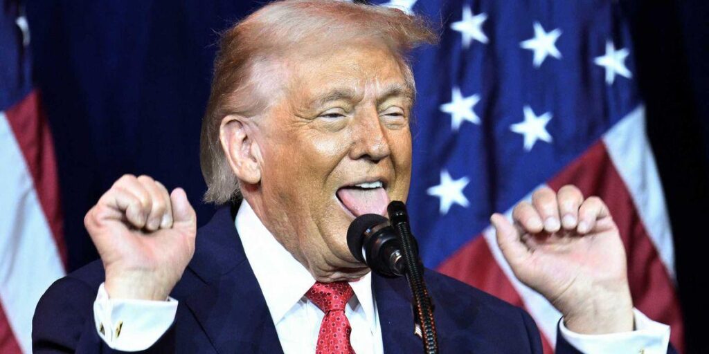 Trump's trans weightlifter impression slammed as 'embarrassing' moment in history