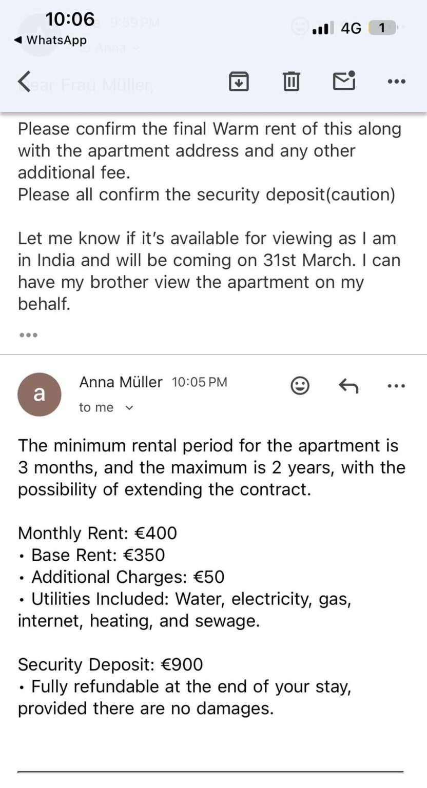Is this an apartment scam? Please advise on this.