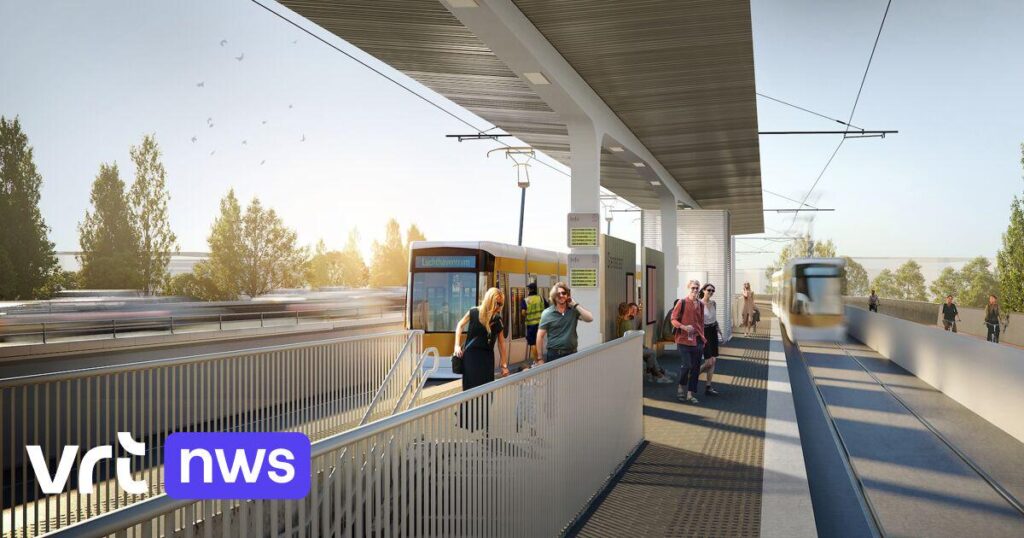30 minutes from Brussels North to airport: airport tram works start | VRT NWS: news