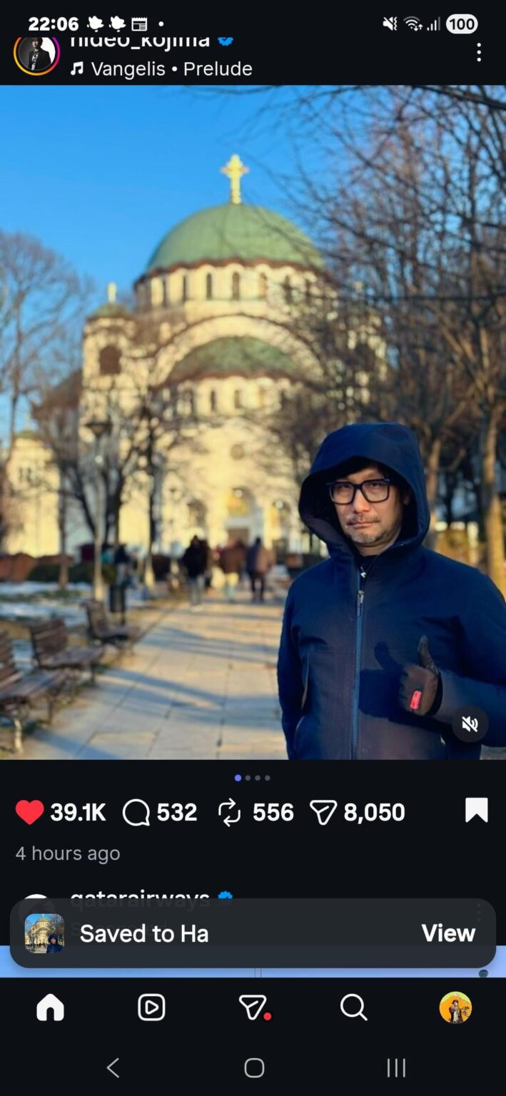 Hideo Kojima found himself in BGD