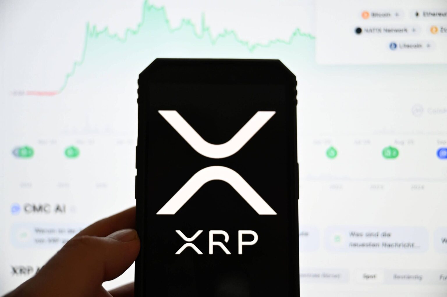 XRP Flips BNB As Fourth-Largest Cryptocurrency After sharp 8% Gain