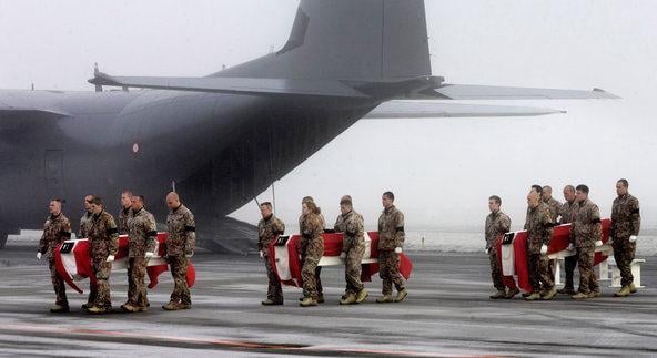 Picture of bad allies returning from Afghanistan