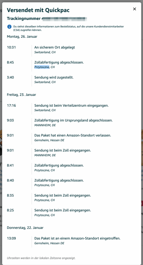 Przytoczna is in Switzerland?