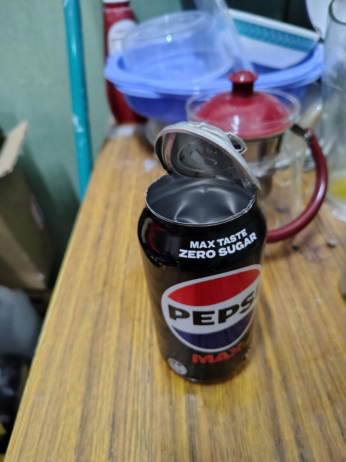 I left a can in my car today.