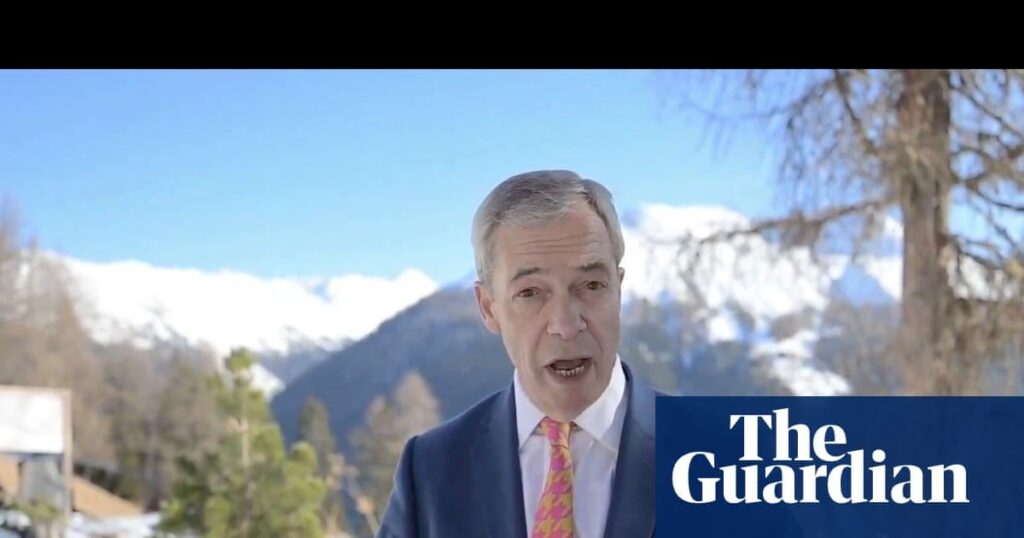 Nigel Farage’s trip to Davos hosted and paid for by family trust of billionaire