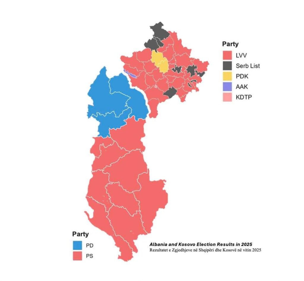 Albania and Kosovo Election Results in 2025