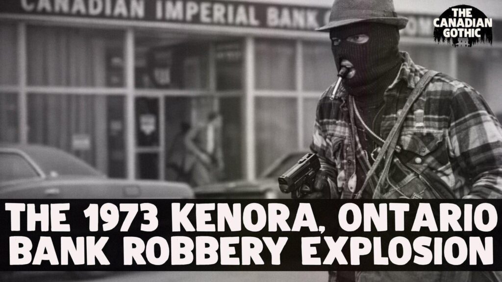In 1973 a man robbed a bank in Kenora, Ontario using a homemade bomb, as he left a police sniper shot him... detonating the bomb. The man has never been identified and is typically referred to by locals as Oliver Town (as his remains were found all over town)
